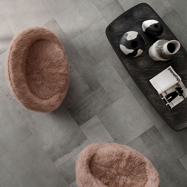 ABK Poetry Net Patch Grey Rett Tiles 60 x 120cm