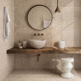 ABK Poetry Stone Carving Ecru Rett Tile 60 x 120cm