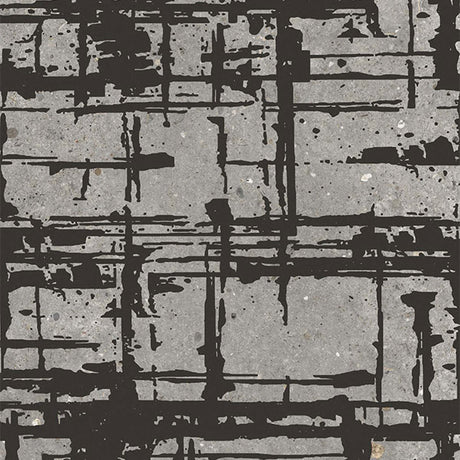 ABK Poetry Stone Dec Metal Grey Rett Tile (detail)