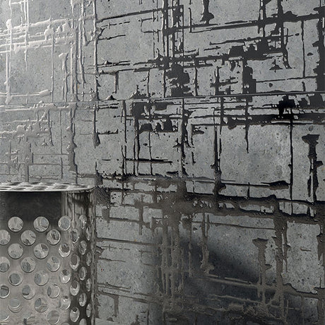 ABK Poetry Stone Dec Metal Grey Rett Tiles 60 x 120cm