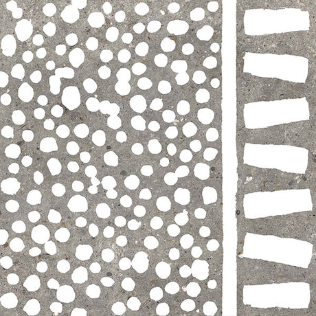 ABK Poetry Stone Fringe Grey Rett Tile 60 x 60cm