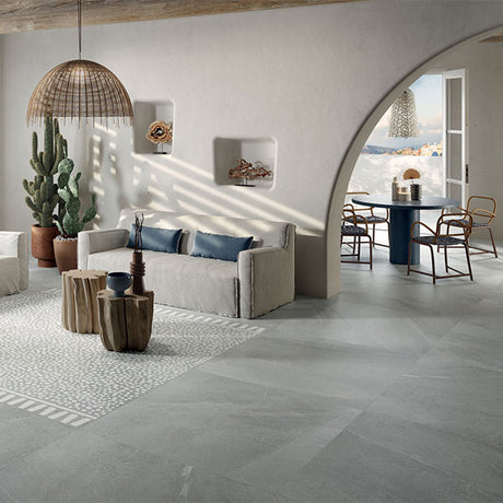 ABK Poetry Stone Piase Ash Rett Tiles 120 x 120cm