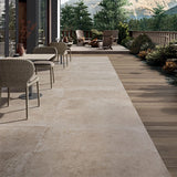 ABK OUT.20 Poetry Stone Pirenei Ecru Rett Tiles