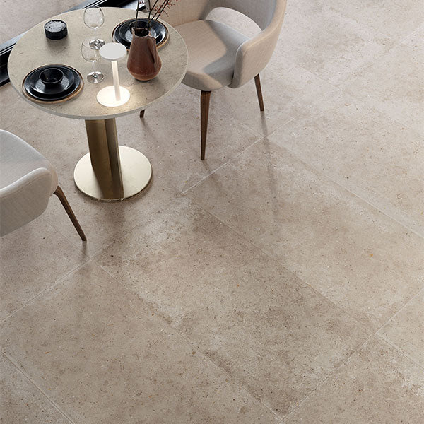 ABK Poetry Stone Pirenei Ecru Rett Tiles 60 x 120cm
