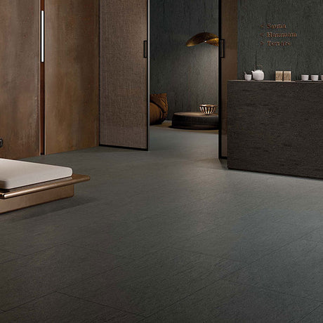 ABK Poetry Stone Reloaded Basaltina Dark Rett Tiles 120 x 280cm