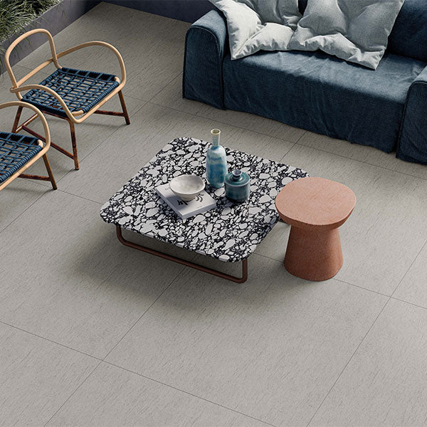 ABK Poetry Stone Reloaded Basaltina Silver Rett Tiles 120 x 120cm