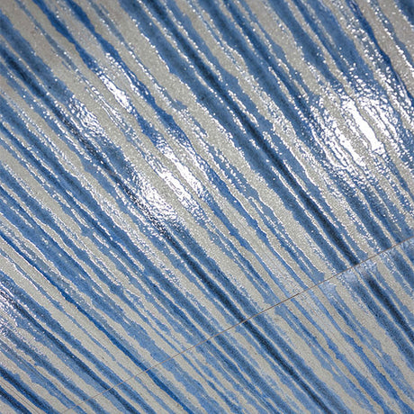 ABK Poetry Stone Reloaded Batik Blue Rett Tile (detail)