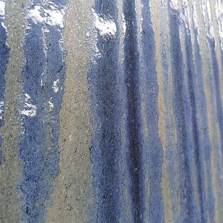 ABK Poetry Stone Reloaded Batik Blue Rett Tile (detail)