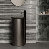 ABK Poetry Stone Reloaded Batik Graphite Rett Tiles 60 x 120cm