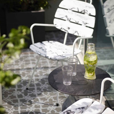 ABK Poetry Stone Stamp Beige tiles in Fresh Hotel, Athens