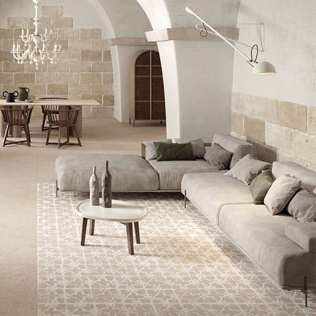 ABK Poetry Stone Stamp Beige Rett Tiles 60 x 120cm