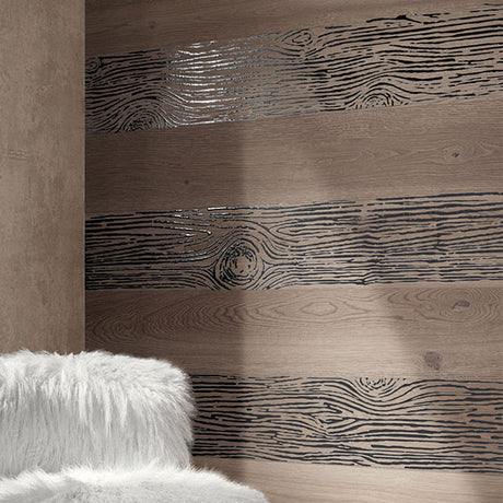 ABK Poetry Wood Dec Metal Oak Mix Rett Tiles 20 x 120cm