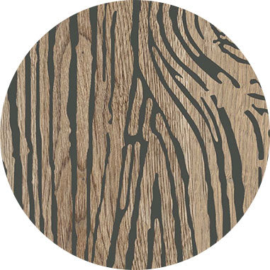 ABK Poetry Wood Dec Metal Oak 