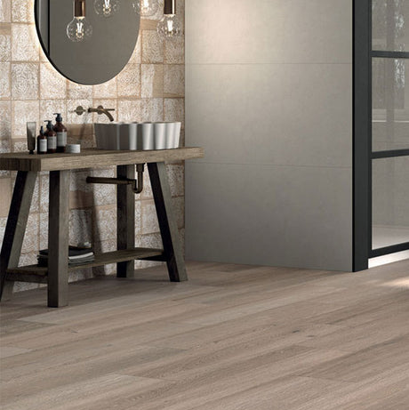 ABK Poetry Wood Poetry Ecru Rett Tiles 30 x 120cm