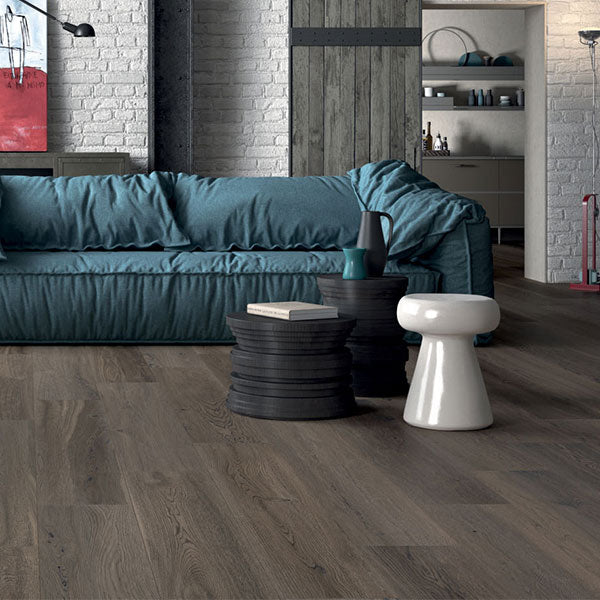 ABK Poetry Wood Poetry Mud Rett Tiles 26.5 x 180cm