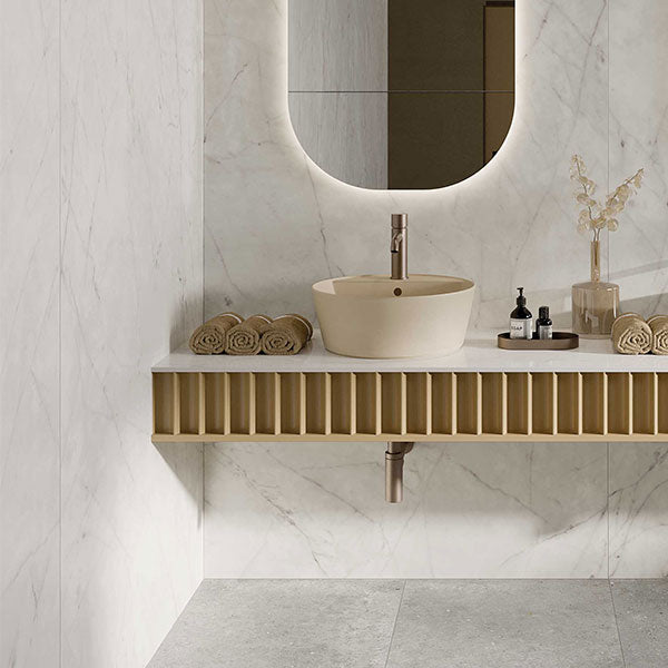 ABK Sensi 900 Carrara Rett Tiles 120 x 280cm