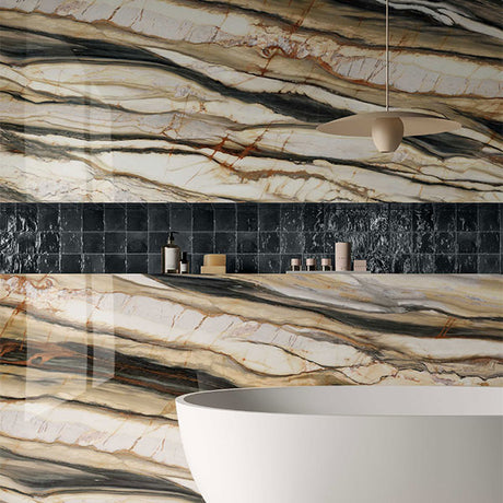 ABK Sensi 900 Oyster Gold Rett Tiles 120 x 280cm