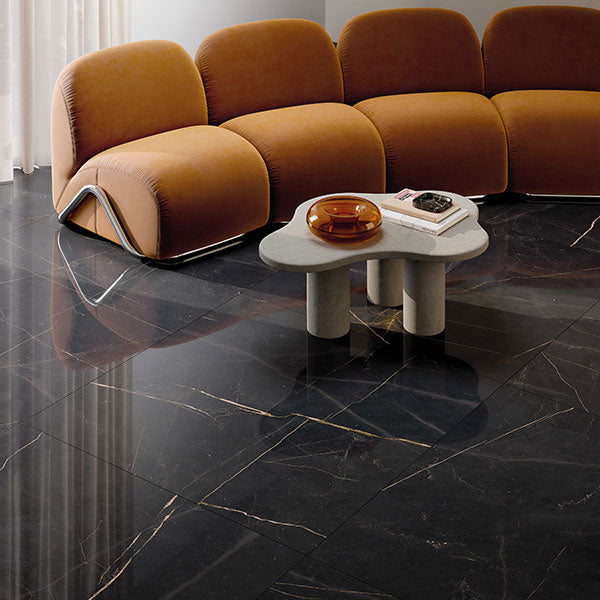 ABK Sensi 900 Precious Black Rett Tiles 120 x 120cm