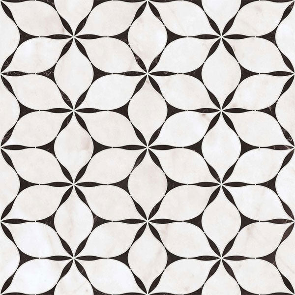 ABK Sensi Fantasy Flower Lux 3D Rett Tile (detail)