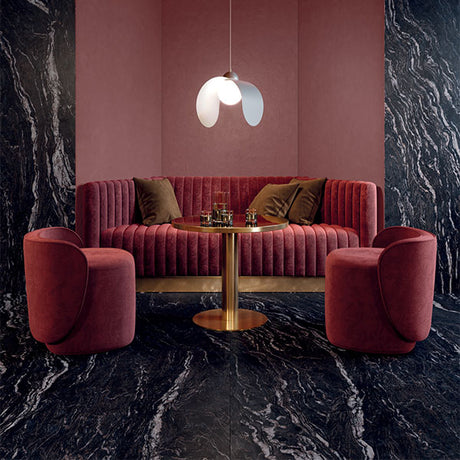 ABK Sensi Gems Titanium Black Rett Tiles 120 x 120cm