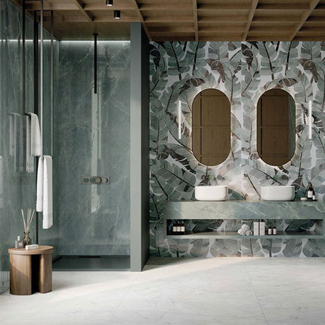 ABK Sensi Nuance Sea Green Rett Tiles 120 x 280cm