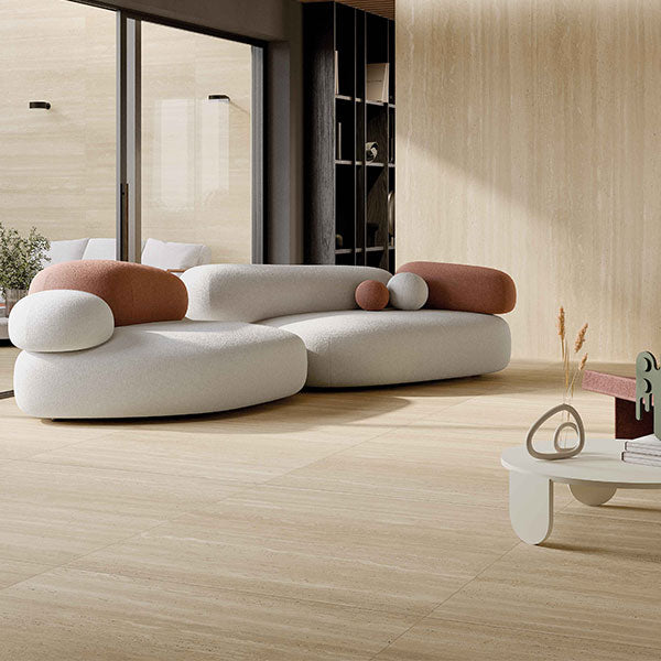 ABK Sensi Roma Cream Rett Tiles 60 x 120cm