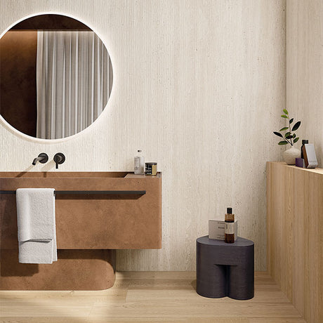 ABK Sensi Roma Wave Ivory Rett Tiles 60 x 120cm