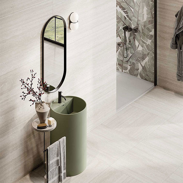 ABK Sensi Roma White Rett Tiles 120 x 280cm