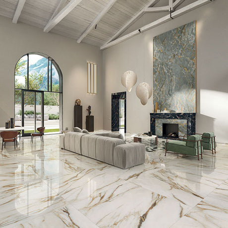 ABK Sensi Signoria Calacatta Vena Oro Rett Tiles