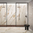 ABK Sensi Signoria Calacatta Vena Oro Rett Tiles 120 x 280cm