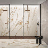 ABK Sensi Signoria Calacatta Vena Oro Rett Tiles 120 x 280cm