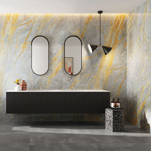 ABK Sensi Signoria Grigio Siena Rett Tiles 120 x 280cm
