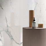 ABK Sensi Signoria Statuario Light Rett Bookmatch Tiles