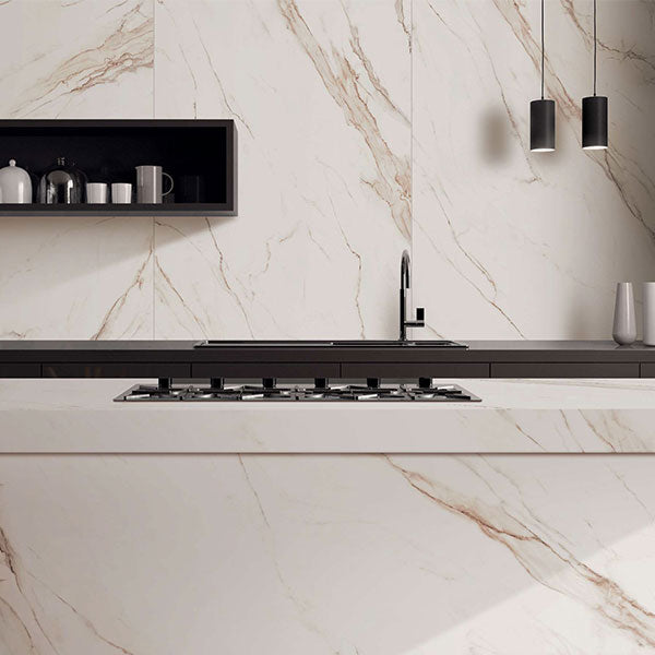 ABK Sensi Up Calacatta Gold Rett Tiles