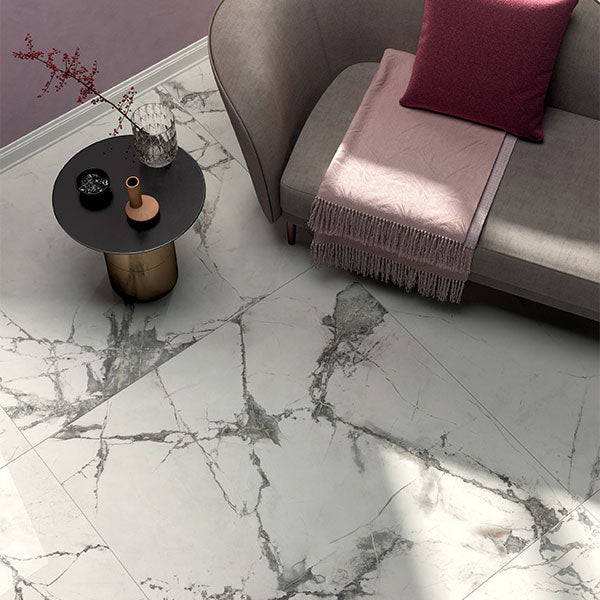 ABK Sensi Up Invisible Pearl Rett Tiles 120 x 120cm