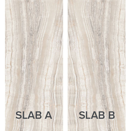 ABK Sensi Up Onice Beige Rett Bookmatch Tiles 