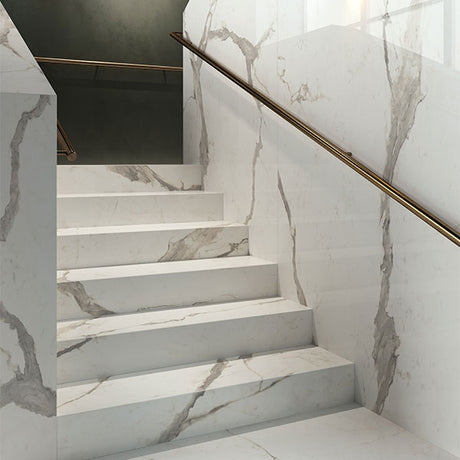 ABK Sensi Up Statuario Versilia Rett Tiles 120 x 280cm