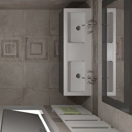 ABK Unika Game Grey tile combined with Unika Grey and Dolphin Grey tiles