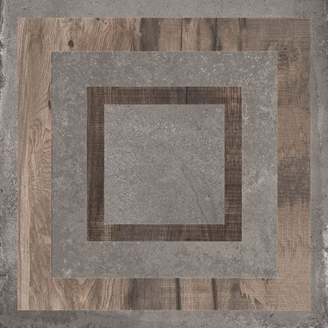 ABK Unika Game Smoke Rett Tile 60 x 60cm