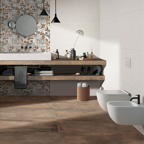 ABK Wide&Style Mini Solid Colours Snow and Berries tiles