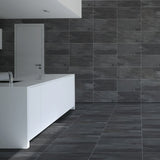 Fossil Black Matt Tiles