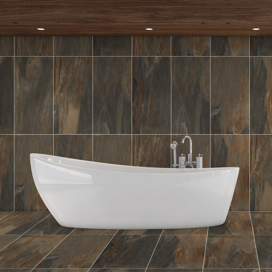 Fossil Multi Colour Matt Tiles