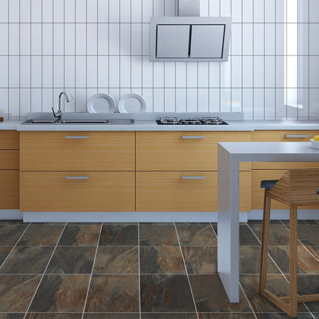 Fossil Multi Colour Matt Tiles