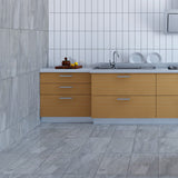 Fossil Silver Matt Tiles