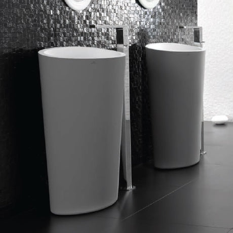 ALMOND KRION Free-Standing Washbasin