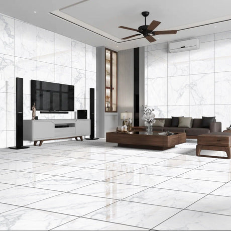 Stanza White Rectified Tiles