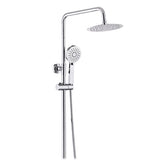 Tabo Tondo Cool-Touch Thermostatic Mixer Shower with Riser & Overhead Kit