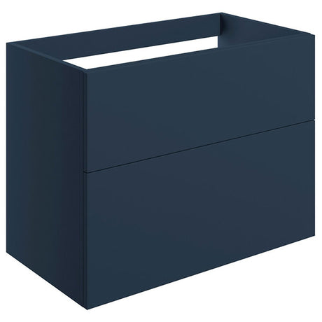 Tabo Milan Matt Deep Blue Wall Hung 2 Drawer Basin Unit 790mm