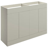 Tabo Milan Matt Latte Floor Standing 4 Door Basin Unit 1180mm