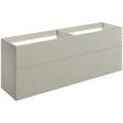Tabo Milan Matt Latte Wall Hung 4 Drawer Basin Unit 1180mm